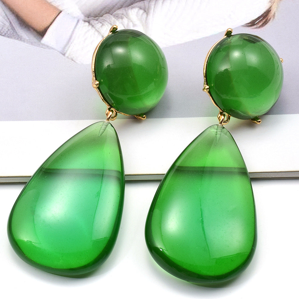 Alloy simple and cute temperament earrings (Minimo de Compra 2) MIC-ShenK002