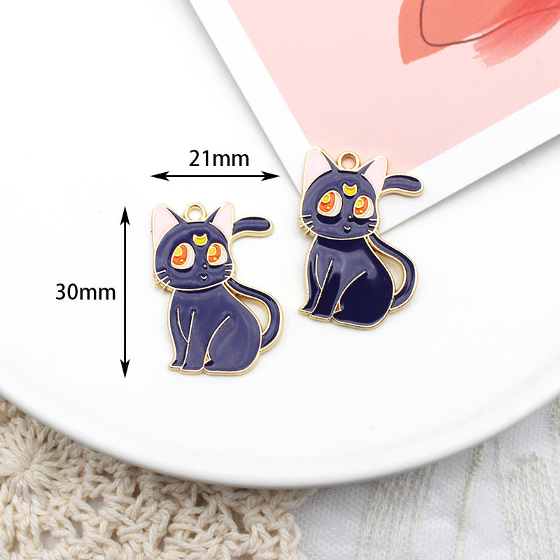 Alloy cartoon beautiful girl warrior pendant (Minimo de Compra 10) MYA-JingX015