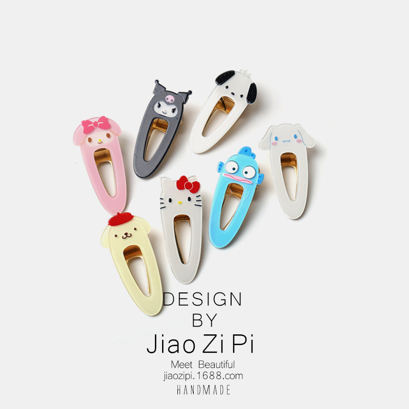 Resin cartoon cute hair clip (Minimo de Compra 2) MIC-JZP002