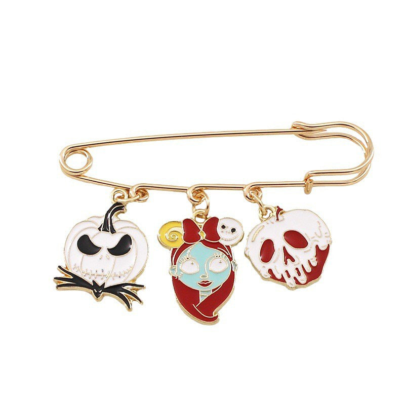 Alloy cute cartoon anime brooch (Minimo de compra 2) MIC--LiY034