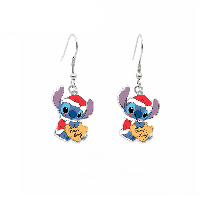 Alloy cartoon cute earrings (Minimo de Compra 2) MIC-ZhaoH003