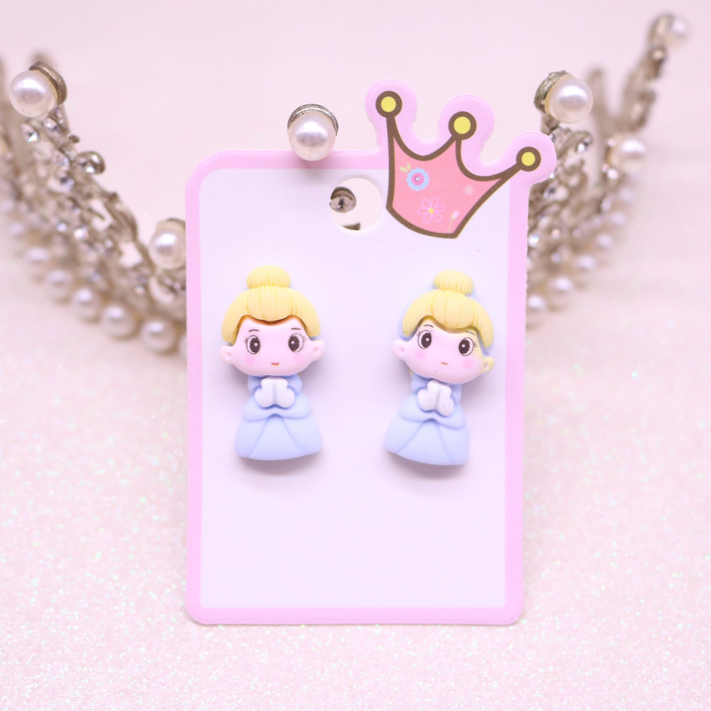 Resin cute cartoon princess ear clip (Mimimo de compra 2) MYA-MuM007