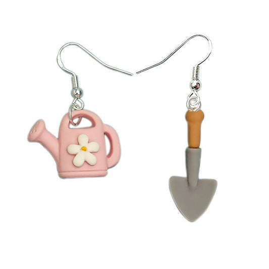 Resin simulation gardening tool earrings MIC-MingC023