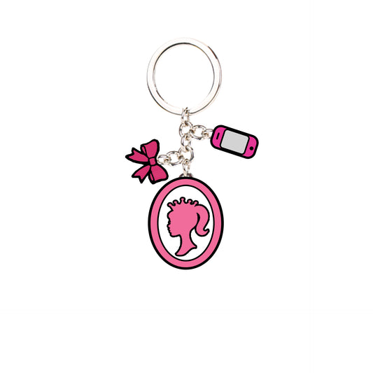 Alloy Barbie cartoon keychain MYA-FeiM003