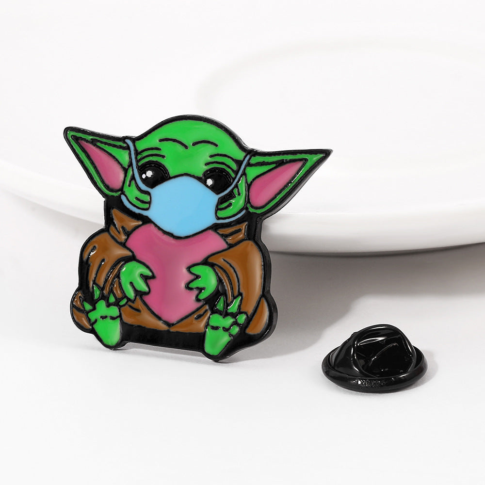 Alloy Yoda baby brooch (Minimo de Compra 10) MIC-ShengY007