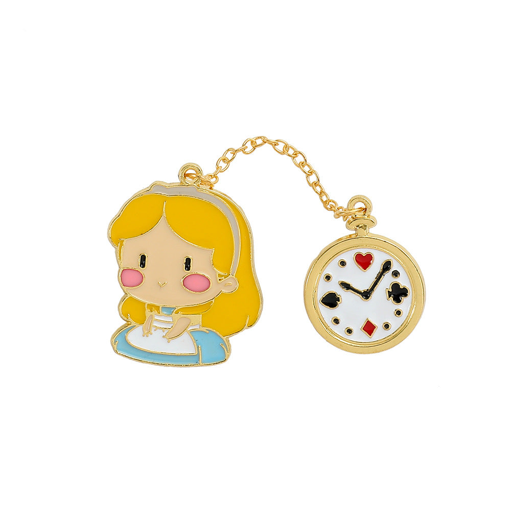 Alloy Q Princess brooch (Minimo de Compra 10) MIC-ShengY008