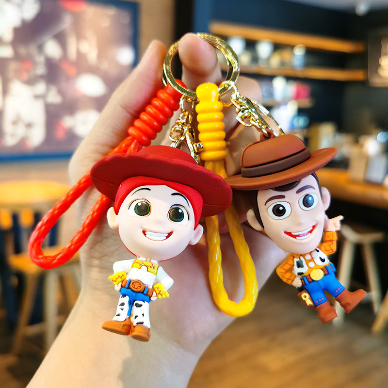 keychain PVC Trendy Cartoon (F) MIC-JiaX003