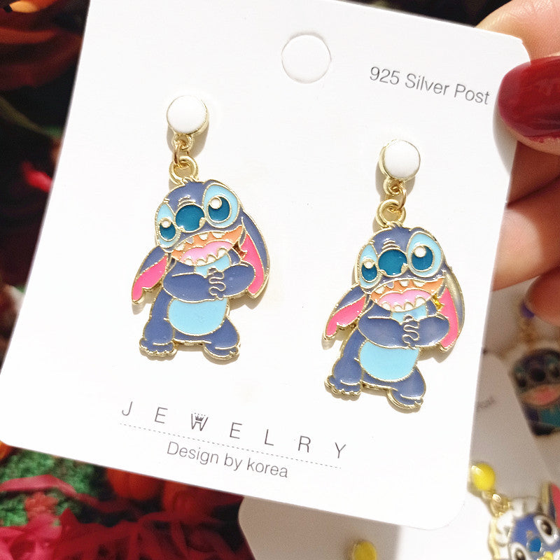 Alloy cartoon cute earrings MIC-XingJ073