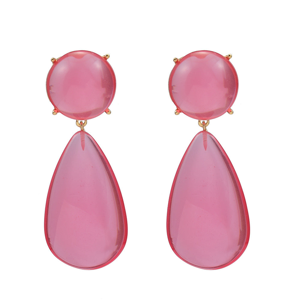 Alloy simple and cute temperament earrings (Minimo de Compra 2) MIC-ShenK002