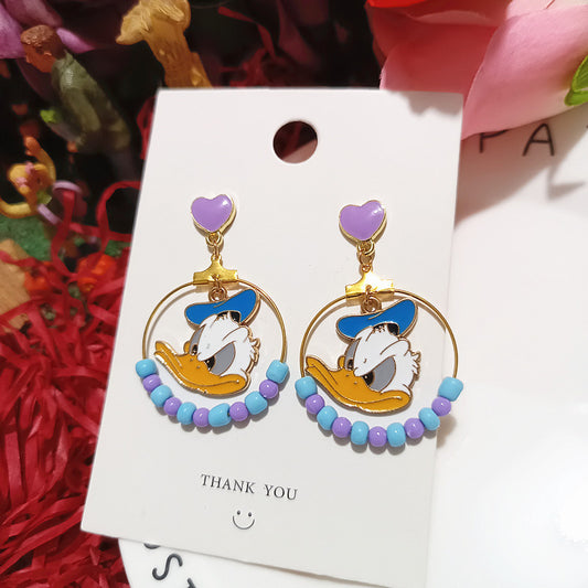 Alloy Cartoon Tiggo Earrings MIC-XingJ091