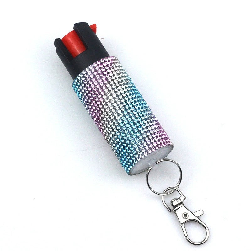 alloy PU anti wolf keychain CanW014