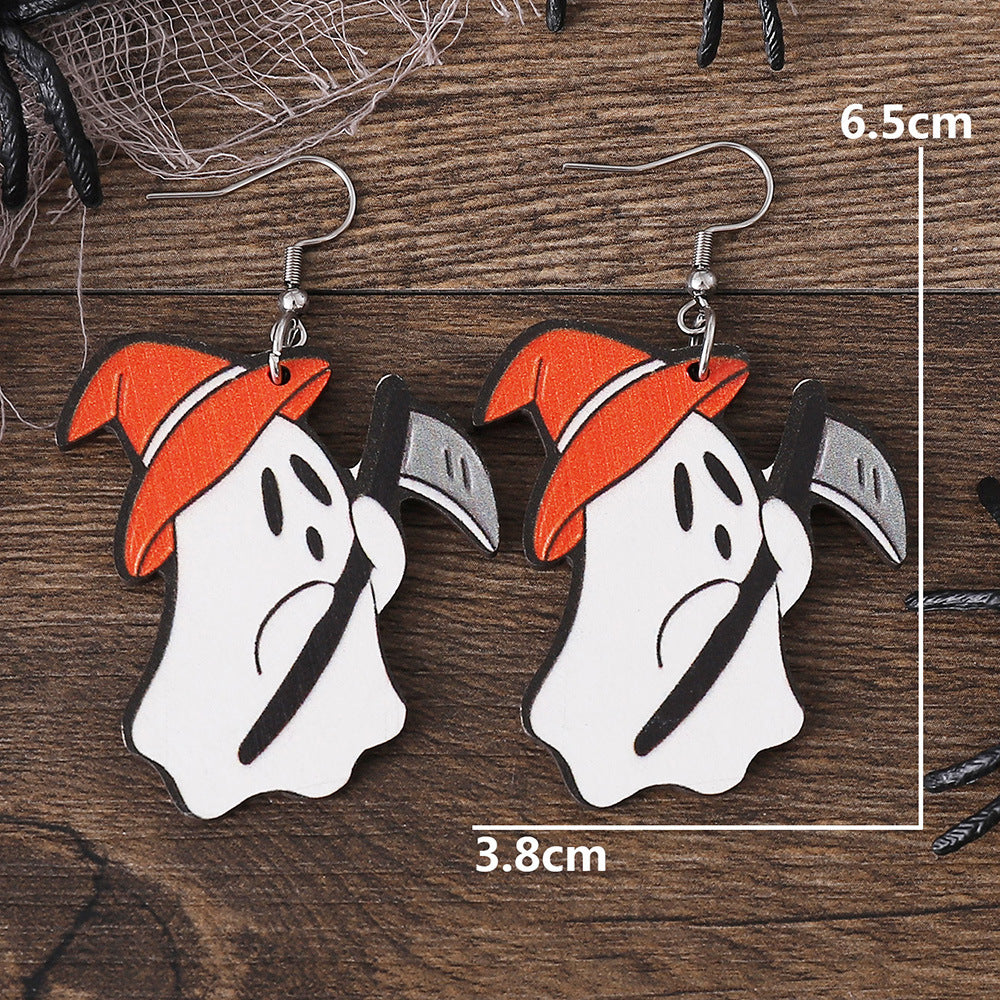 Acrylic New Halloween Collection Earrings (Minimo de Compra 2) MYA-ChuL001