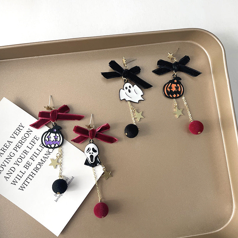 Alloy Halloween Funny Creative Earrings MIC-ABL026