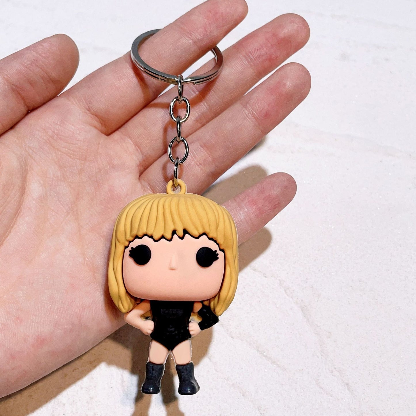 PVC cartoon Taylor Swift keychain MIC-QiC040