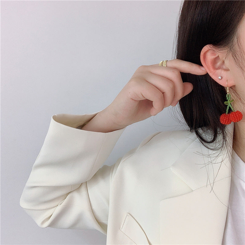 Alloy Fresh Fruit Earrings MIC-AXing011