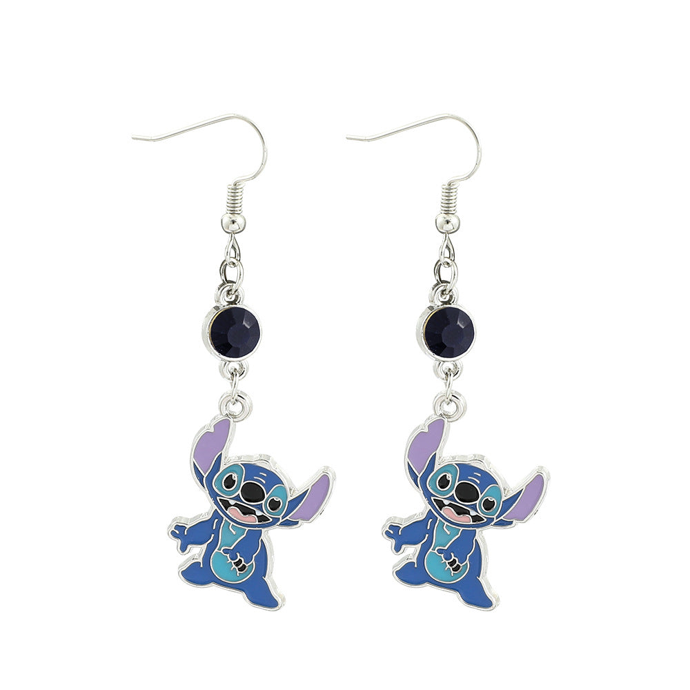 Alloy cartoon cute earrings (Minimo de Compra 2) MYA-ZhaoH004