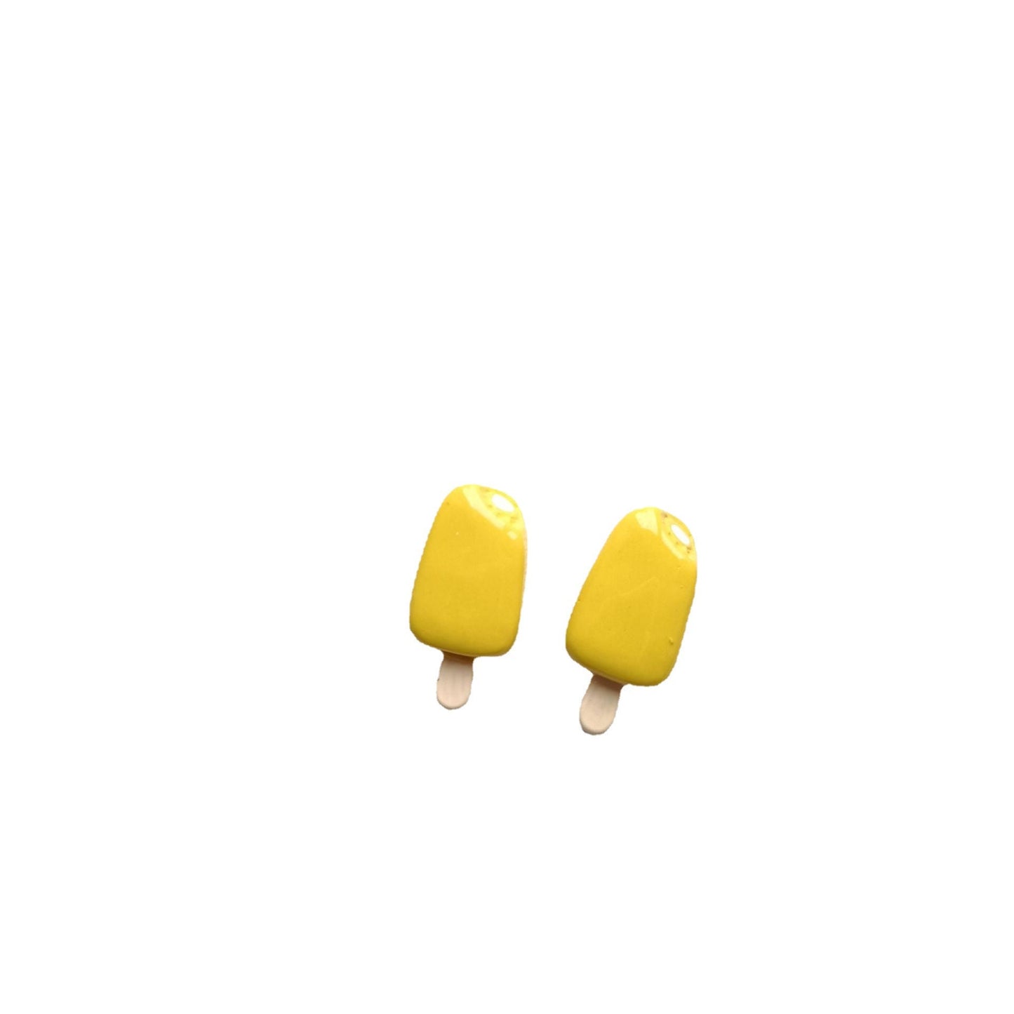 plastic popsicles strawberry earrings MISUI007