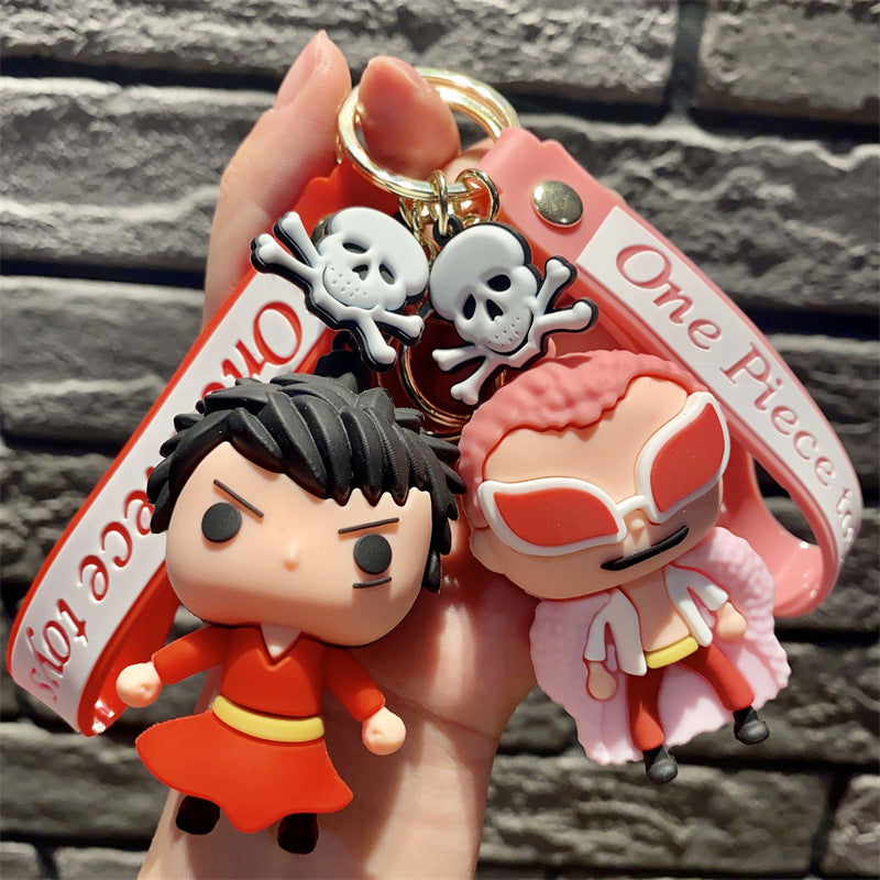 PVC Cute Pirate King Keychain (Minimo de Compra 3) MIC-LangD006