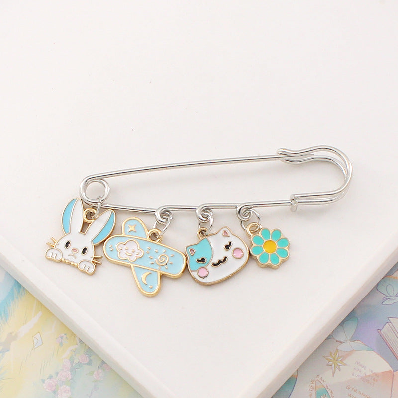 Alloy cute cartoon anime brooch (Minimo de compra 2) MIC--LiY037