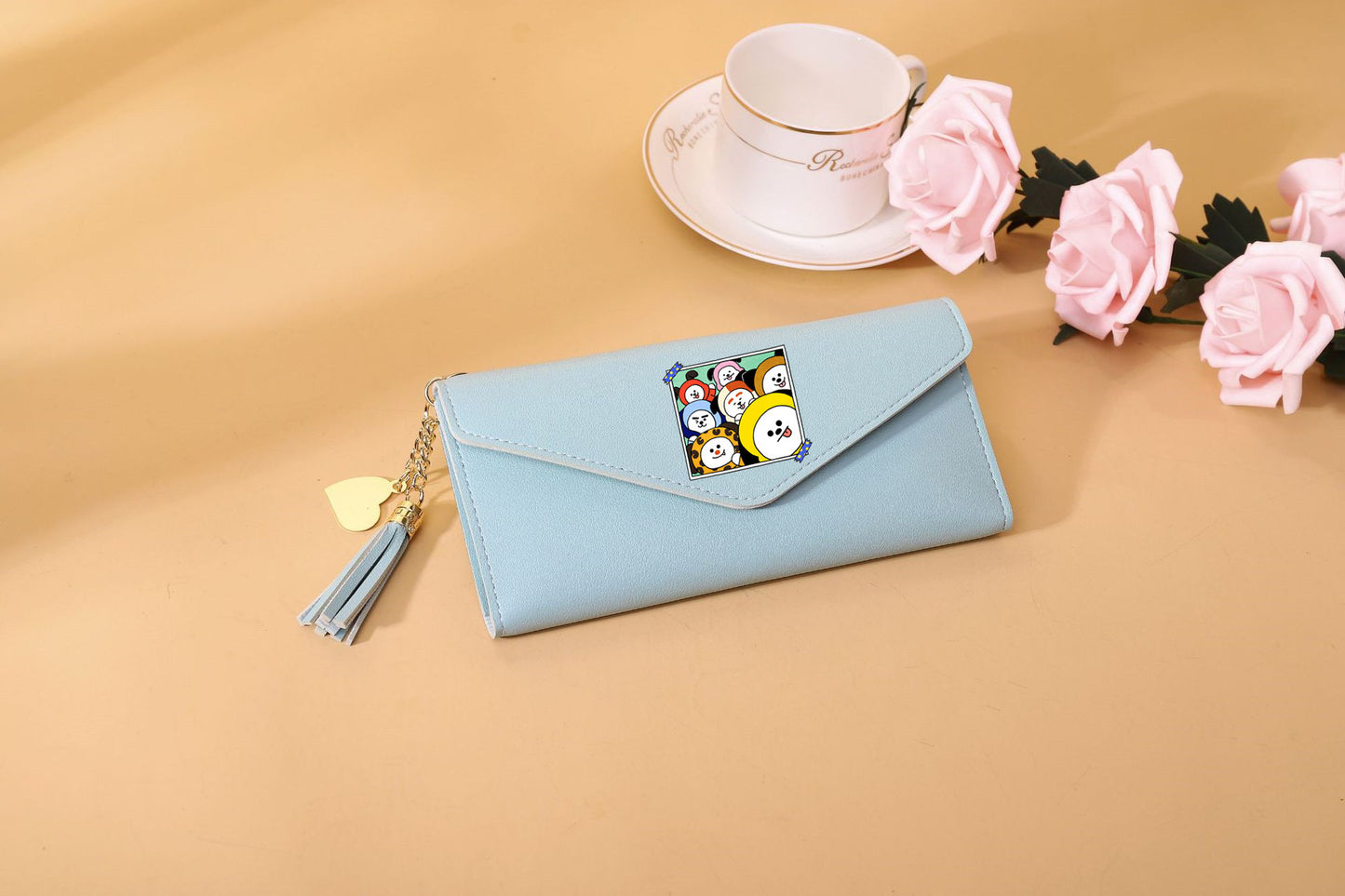 PU cartoon cute card bag tassel wallet MIC-XingY010