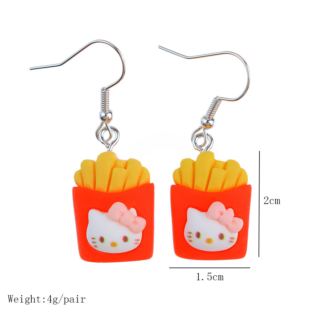 Cat Earrings US-NiQ005