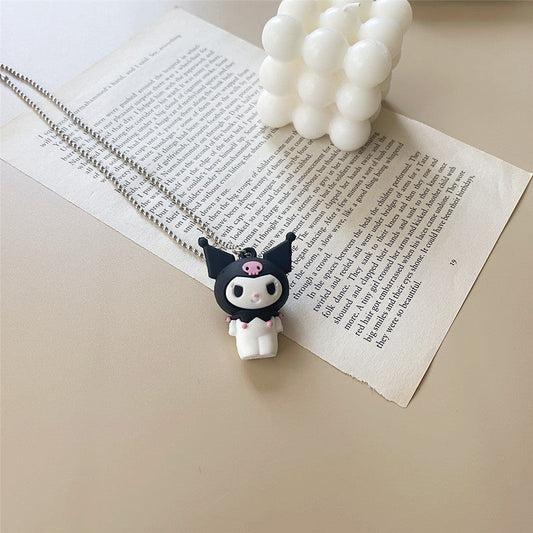 acrylic cartoon character cute necklace shier002