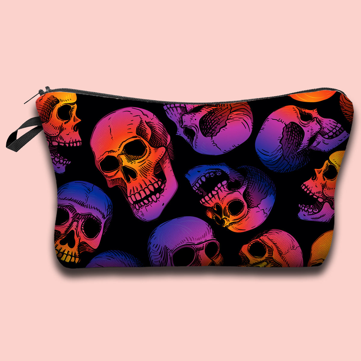 Polyester Skull Printing Makeup Bag (Minimo de Compra 2) MYA-QB002