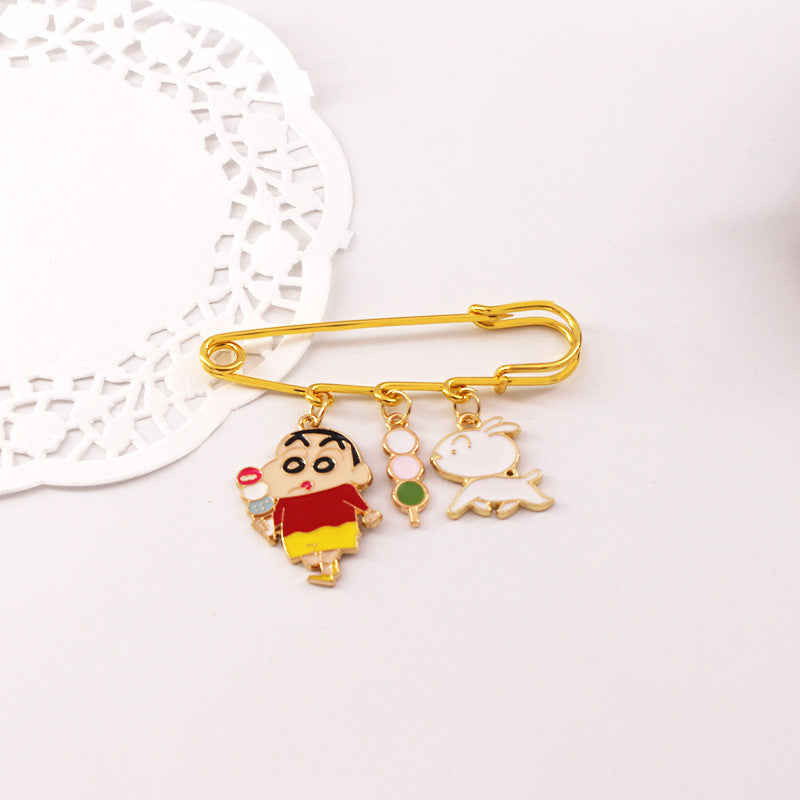 Alloy cartoon crayon small new brooch (Minimo de compra 2) MIC-QiC034