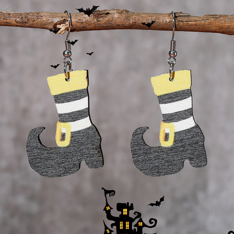 Acrylic Ghost Pulley Earrings (Minimo de Compra 2) MIC-ShiY020