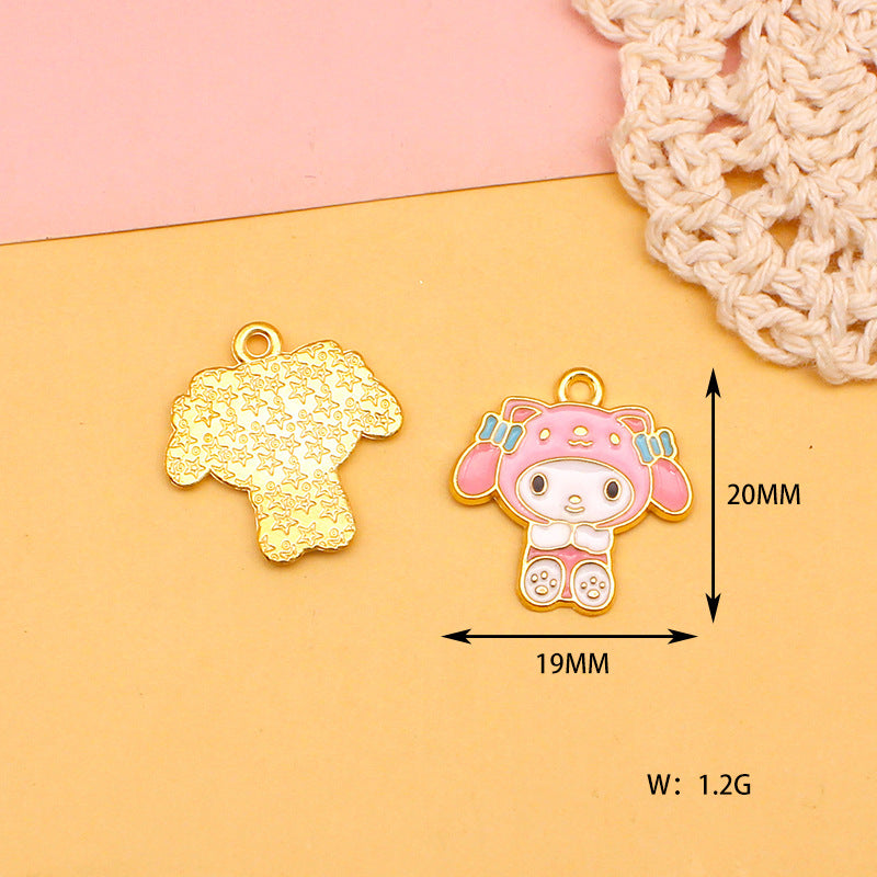 Alloy cartoon small animal pendant (Minimo de Compra 10) MIC-JingX017