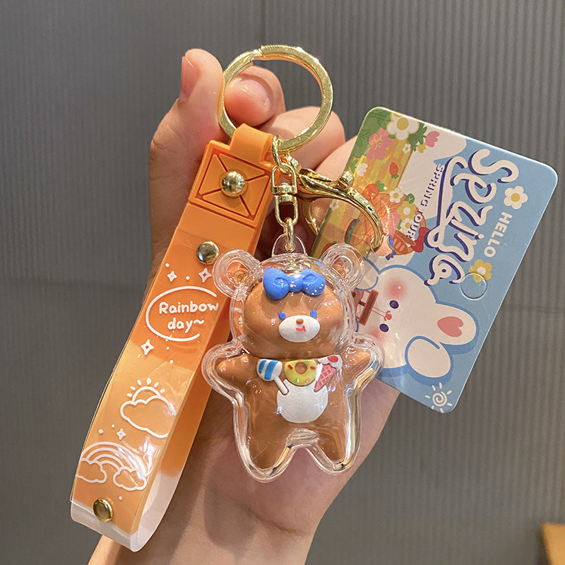 PVC cartoon bear Keychain Minimo de compra 2 MIC-LingY005