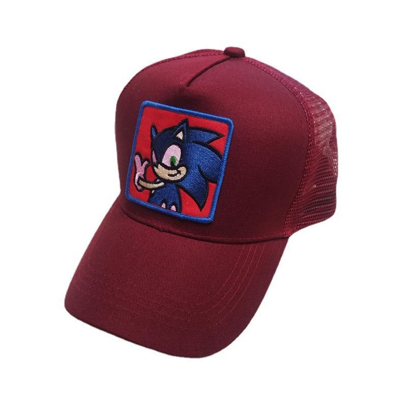 Cotton hedgehog Sonic Baseball cap (Minimo de compra 2)  MYA-BoD005