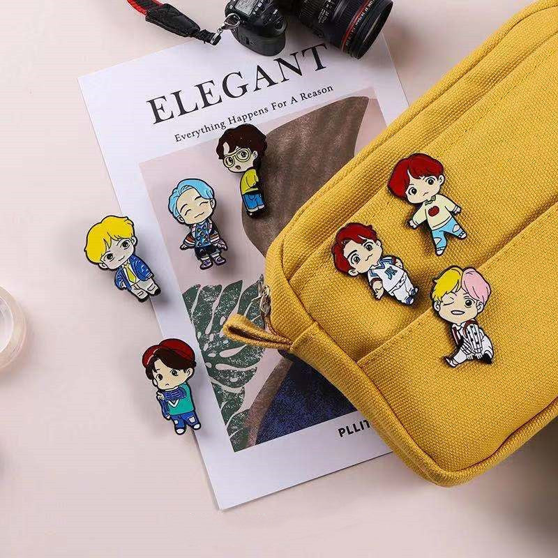 Alloy Cute BTS Brooch MIC-QiSen007