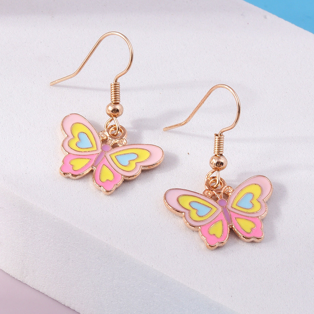 Acrylic New Cute Butterfly Earrings (Minimo de Compra 2) MYA-YueS011