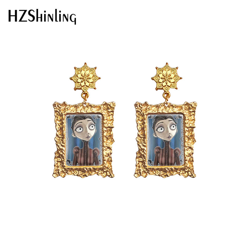 Alloy American Independence Day Earrings (Minimo de compra 5) MYA-XiangL060