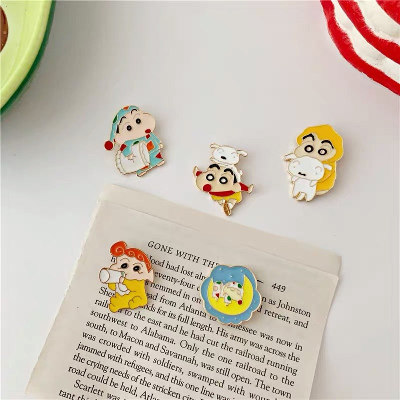 Alloy cute anime character brooch MIC-KaL031