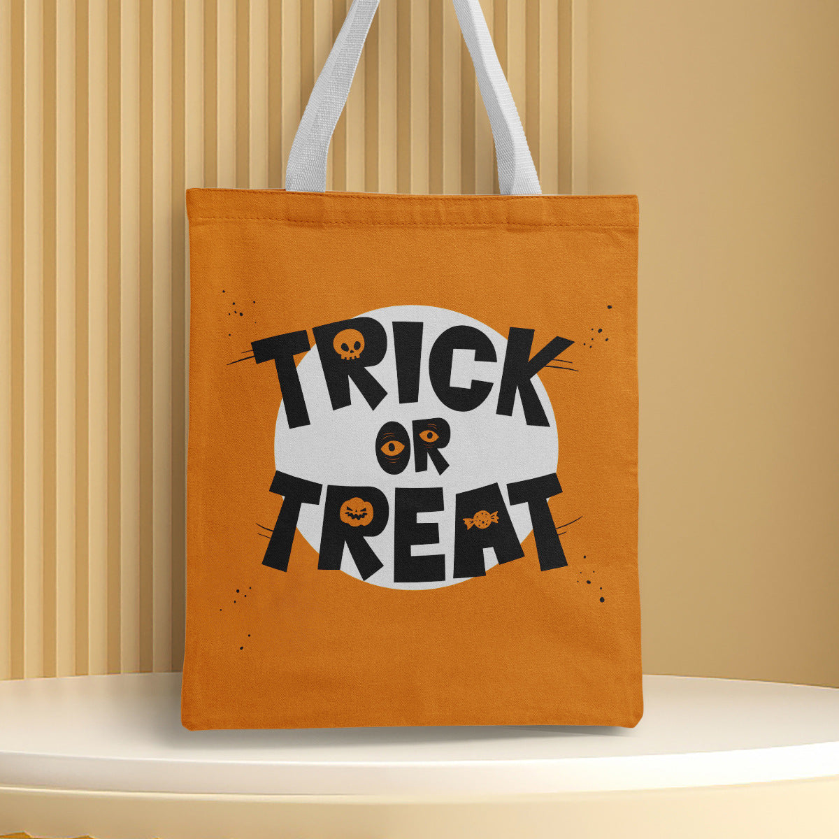 Polyester Halloween canvas shoulder bag (Minimo de Compra 2) MYA-QB007