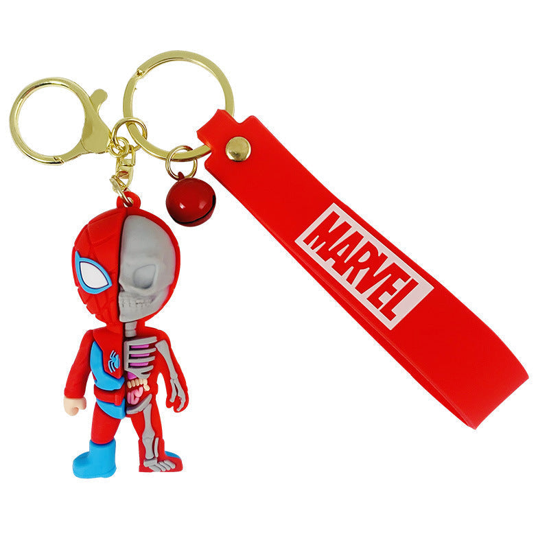 PVC new cartoon semi-dissected keychain MIC-ManM002