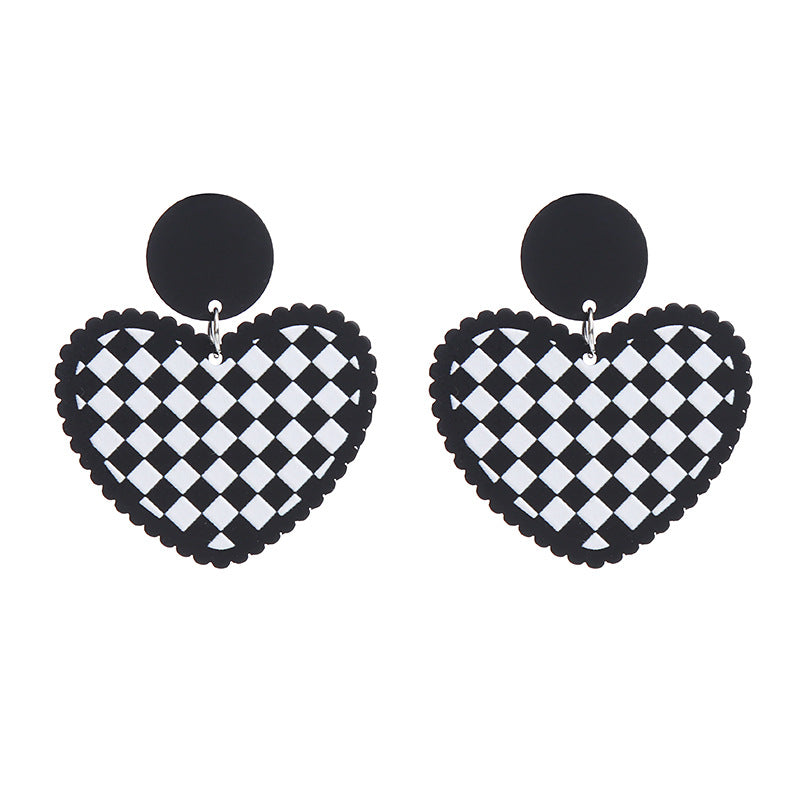 Acrylic New Love Earrings (Minimo de Compra 2) MIC-ChouT029