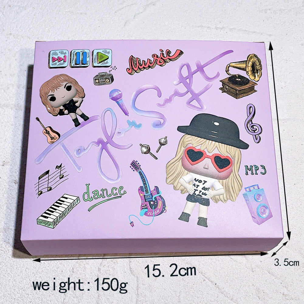 PVC cartoon Taylor Swift keychain MIC-QiC040