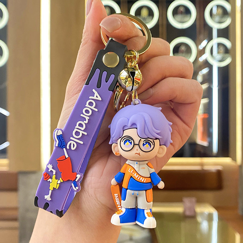 PVC new trend cool boy cartoon keychain MIC-BenX016