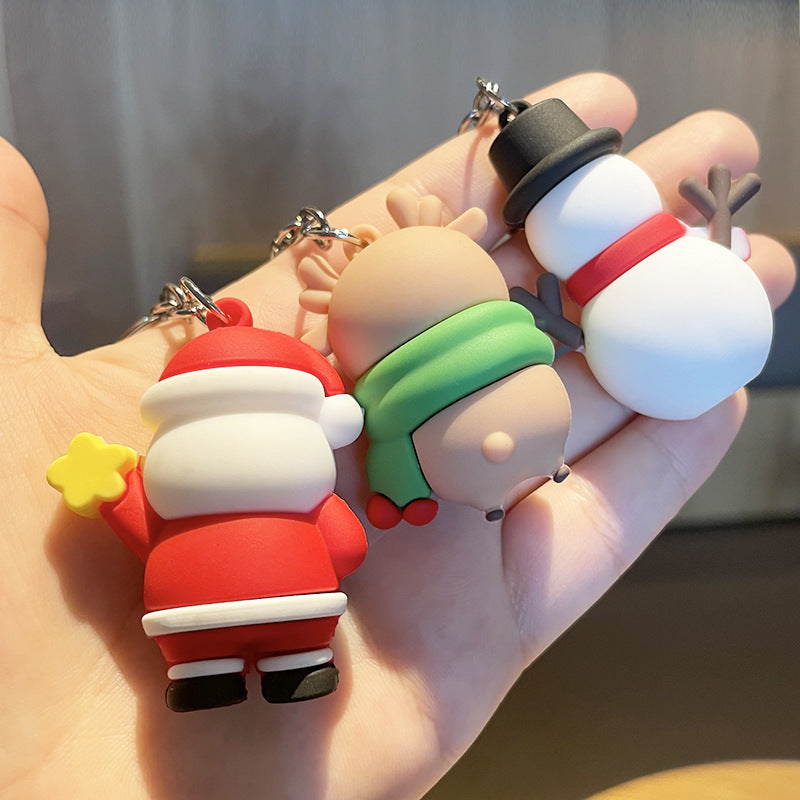 Keychains PVC Cute Cartoon Anime Christmas Minimo de compra 2 PLei016