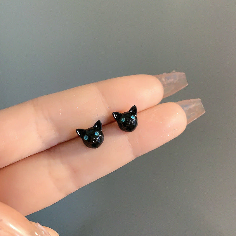 Alloy black cat earrings (Minimo de compra 2) MYA-YBY037