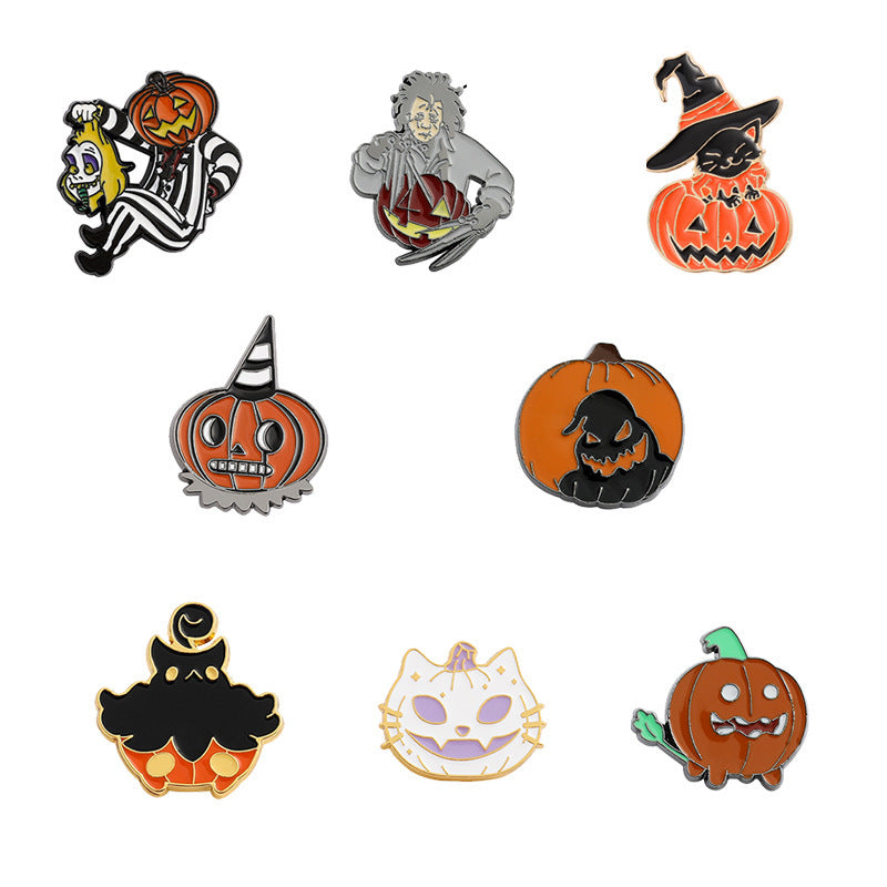 Alloy Halloween pumpkin brooch (Minimo de Compra 2) MIC-ShengY042