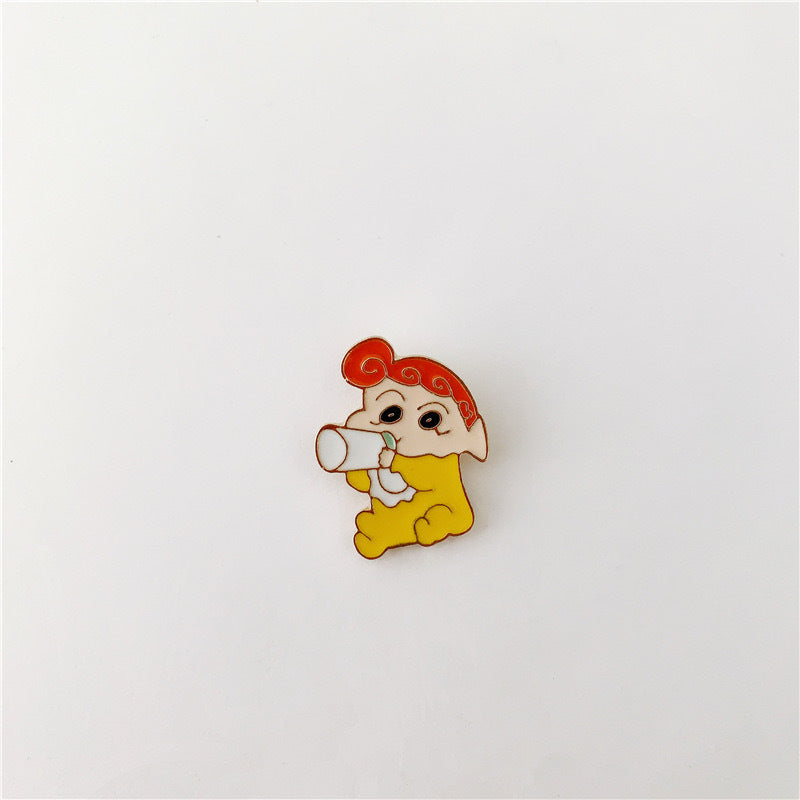 Alloy cute anime character brooch MIC-KaL031