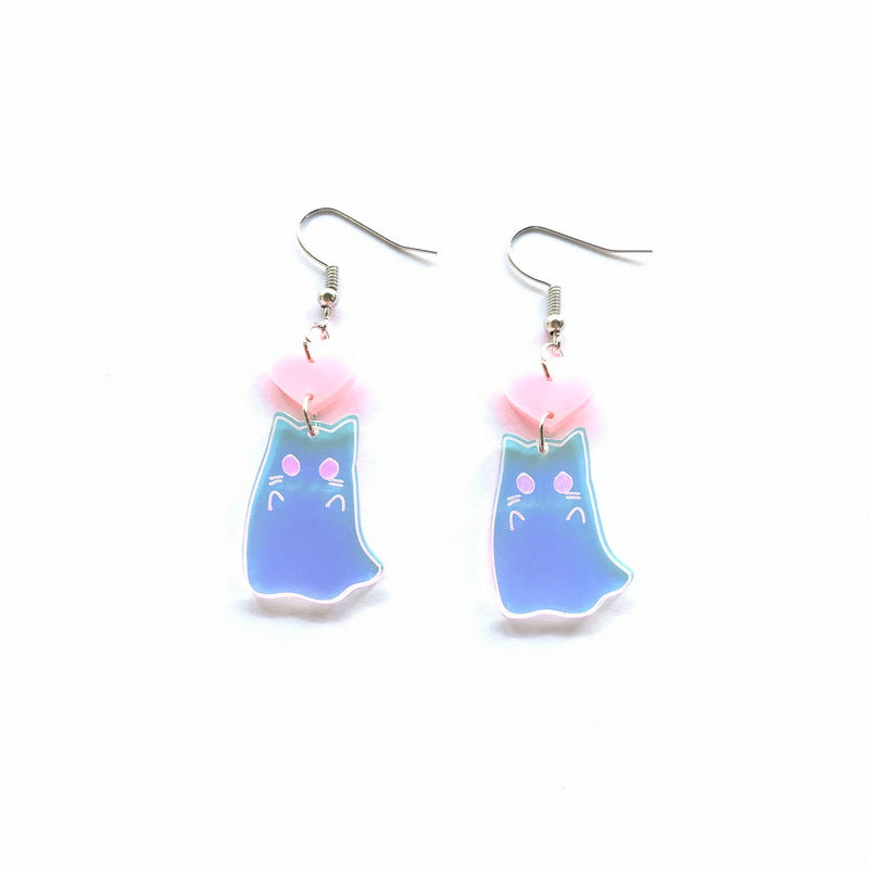 Acrylic Candy Love Earrings MIC-NingD049