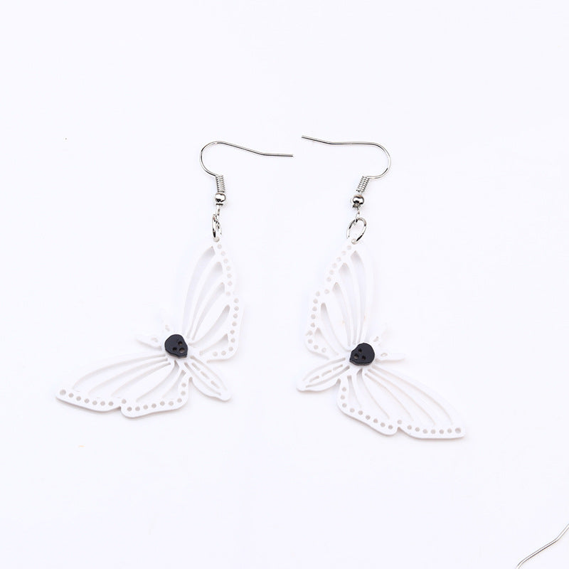 Acrylic Halloween Spider Butterfly earrings (Minimo de Compra 2) MYA-DuA035