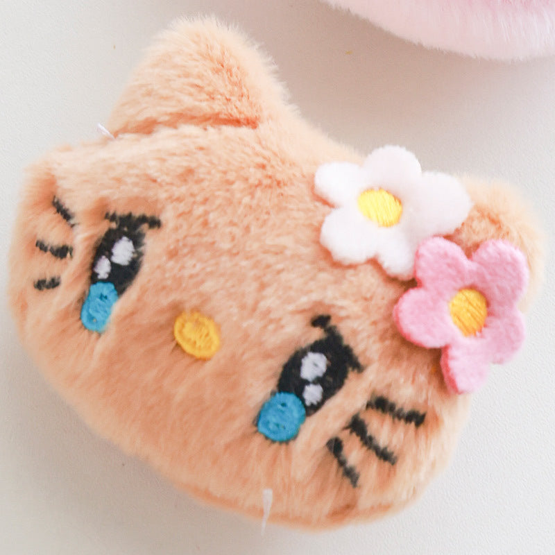 Plush cartoon cute cat brooch MYA-ZhanY004