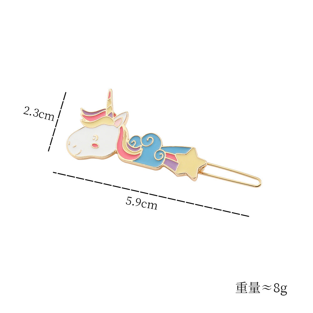 Alloy Cute Bee One Line Hair Clip (Minimo de compra 2) MIC-YunX011