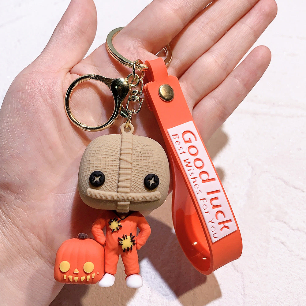 PVC New Cartoon Halloween Keychain MYA-QiChao001